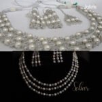 American Diamond and Pearls Necklace - Image 3