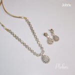 Uncut Polki Necklace Set - Image 3