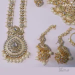 Meena Kundan Bridal Set - Image 9