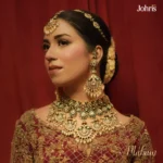 Kundan Meena Bridal Choker Set - Image 3