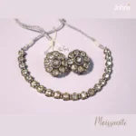 Diamond Uncut Kundan Necklace - Image 4