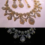 American Diamond Two-Tone Necklace - Image 3