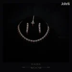 American Diamond Ruby Necklace - Image 3