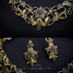 Matte Gold Necklace Set - Image 2