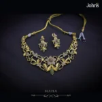 Matte Gold Necklace Set