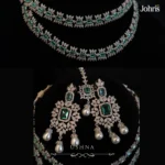 AD/ CZ Silver Necklace Set - Image 2