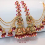 Navratan Jhumkay with Saharay - Image 2