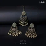 Zircon Earrings and Teeka