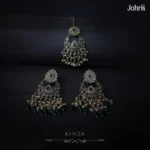 Zircon Earrings and Teeka - Image 2