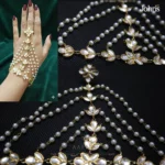 Handmade Gold Plated Kundan Anja/ Angla - Image 3