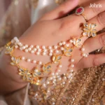 Handmade Gold Plated Kundan Anja/ Angla