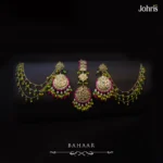 Thappa Kundan Earrings and Teeka
