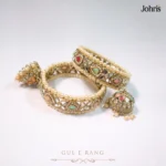 Kundan Jhumki Gajra Pair - Image 2