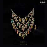 Long 3 Layered Kundan Maala