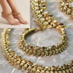 Brass Gold-Plated Pazaib Pair - Image 3