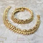 Brass Gold-Plated Pazaib Pair - Image 2