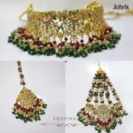 Gold Plated Bridal Choker Set - Image 3