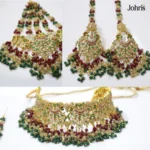 Gold Plated Bridal Choker Set - Image 4