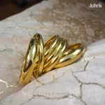 Gold Plated Glossy Bangles