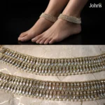 Antique Kundan Payal Pair