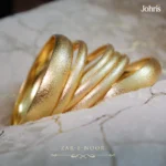 Gold Plated Matte Bangles - Image 3