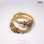 18K Gold Plated Openable Bangles